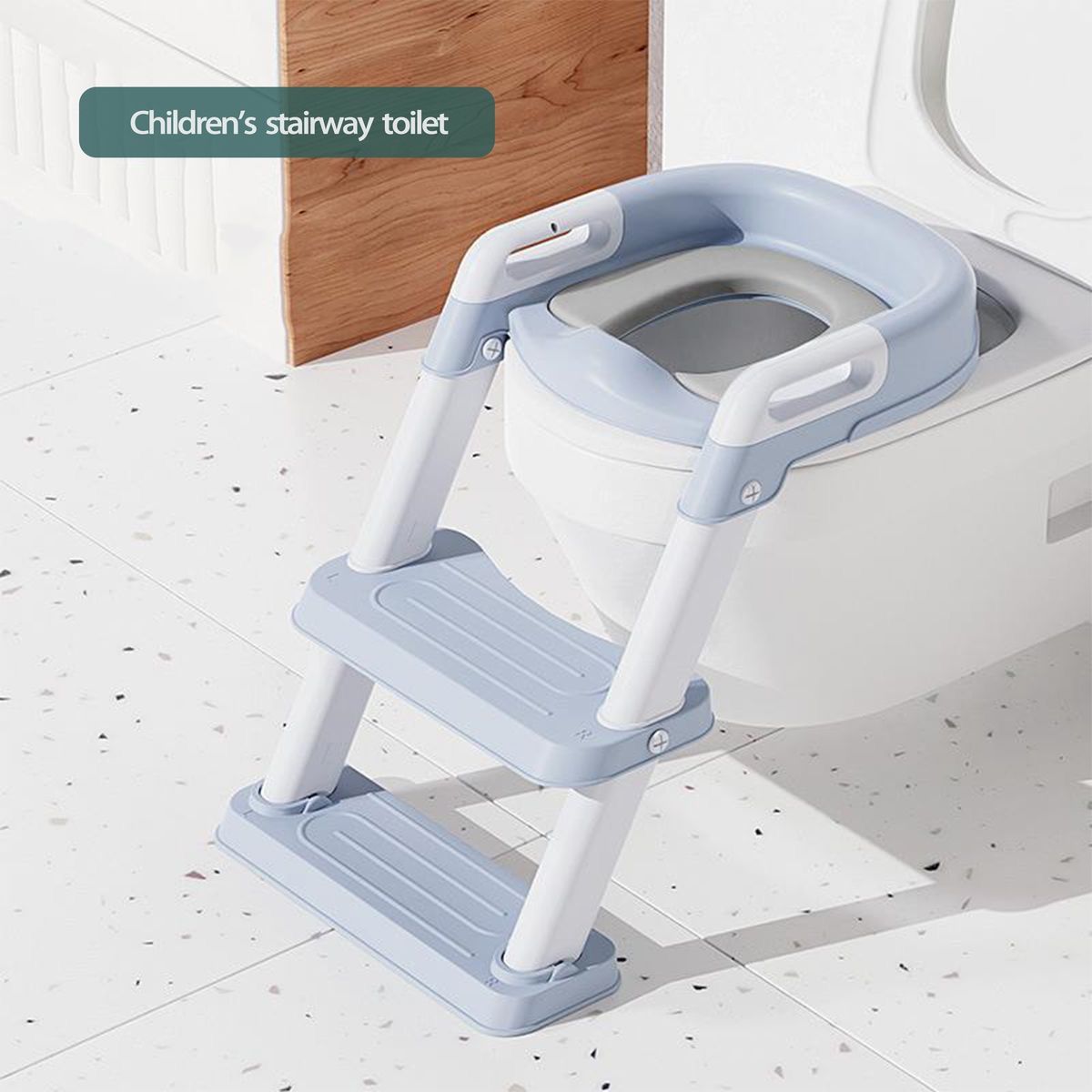 Escaleras con reductor de baño para niños